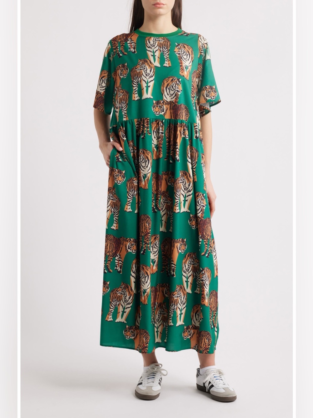 Dressed in Lala Never Too Much Oversize Short Sleeve Dress Tiger Tales